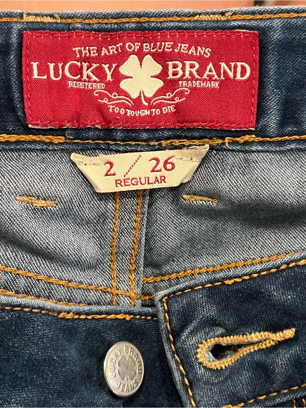 Lucky Brand Blue Denim Jeans - Regular Fit